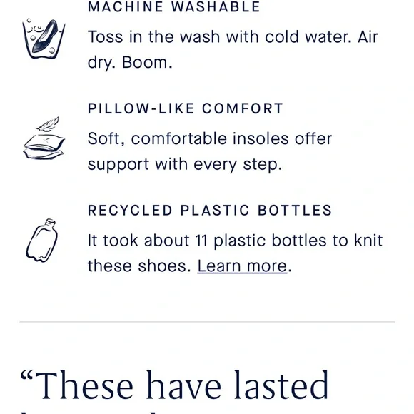 Rothy's Black Solid Flats - Picture 3 of 3